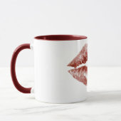 Mug Lèvres rouges cerise Kiss (Gauche)