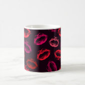 Mug Lèvres rouges imprimer motif transparent (Centre)