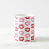 Mug Lèvres Rouges, Lèvres Roses, Baiser, Votre Nom, Pe (Centre)
