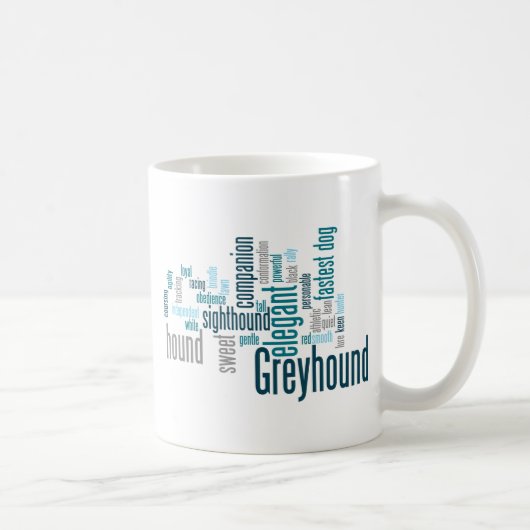 Mug Lévrier (Droite)