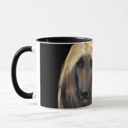MUG LÉVRIER AFGHAN   (Gauche)