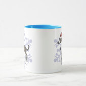 Mug Lévrier de Noël/whippet/lévrier italien (Centre)