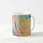Mug Lévrier et couvertures (Devant droit)