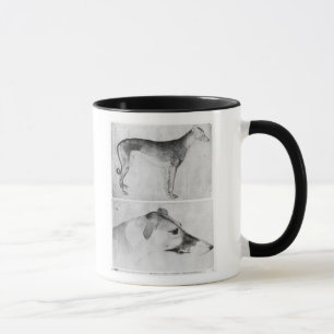 Mug Lévrier et tête d'un lévrier