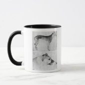 Mug Lévrier et tête d'un lévrier (Gauche)