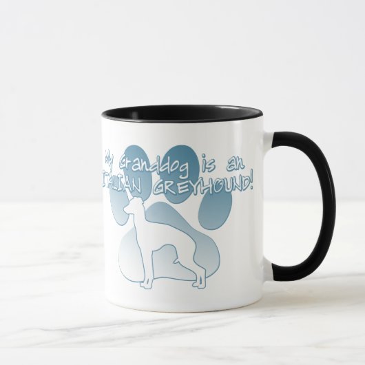 Mug Lévrier italien Granddog (Droite)