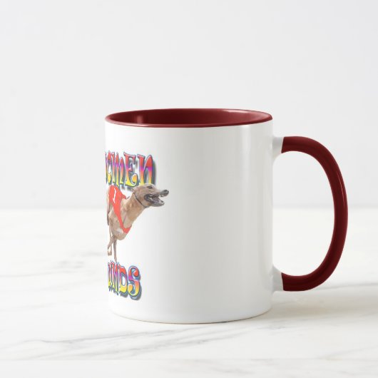 Mug Lévriers 2 de course de vraies femmes (Droite)