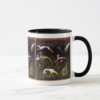Mug Lévriers médiévaux dans les bois profonds
