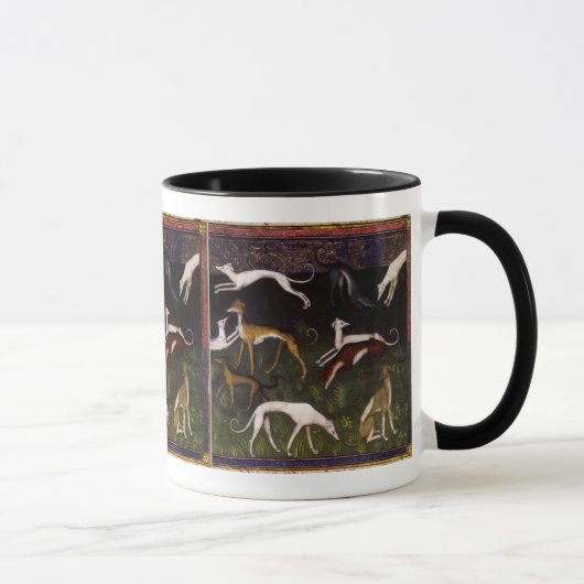 Mug Lévriers médiévaux dans les bois profonds (Droite)