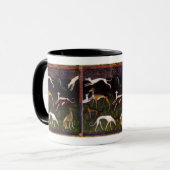 Mug Lévriers médiévaux dans les bois profonds (Devant gauche)