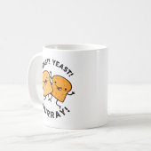 Mug Levure Levure Hourra Blagues Drôles de Pain (Devant gauche)