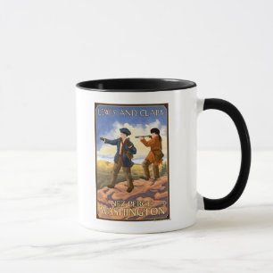 Mug Lewis et Clark - Nez Perce, Washington