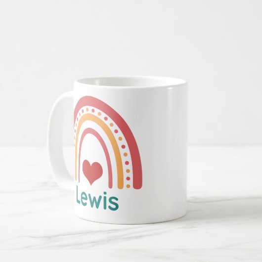 Mug Lewis Vintage Boho Rainbow (Devant gauche)