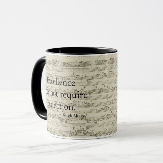 Mug L'excellence n'exige pas la perfection (Devant gauche)