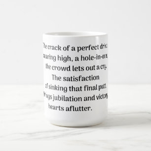 Mug L'excitation de Golfer
