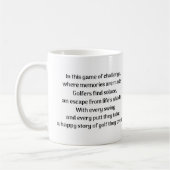 Mug L'excitation de Golfer (Gauche)
