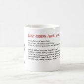 Mug Lexique de Saint Joseph – Modèle de Dévotion (Centre)
