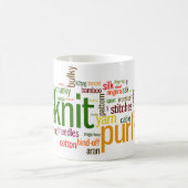 Mug Lexique de tricot de maille de Knit pour des (Centre)