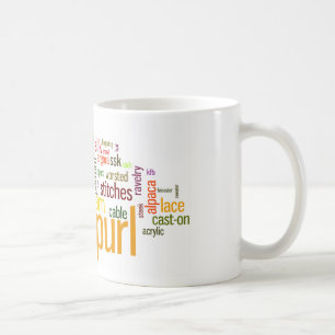 Mug Lexique de tricot de maille de Knit pour des