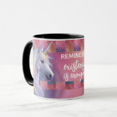 Mug L'Existence Est Suffisamment Rappel Rainbow Unicor (Devant gauche)
