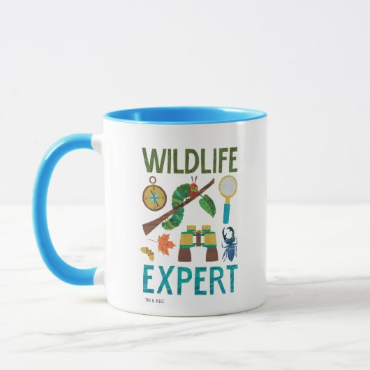 Mug L'expert très affamé de la faune Caterpillar (Gauche)