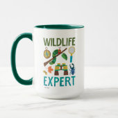 Mug L'expert très affamé de la faune Caterpillar (Gauche)