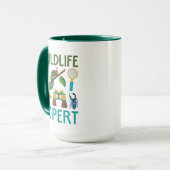 Mug L'expert très affamé de la faune Caterpillar (Devant gauche)