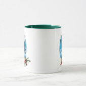 Mug L'Express polaire | Arrivée du train encadré de va (Centre)