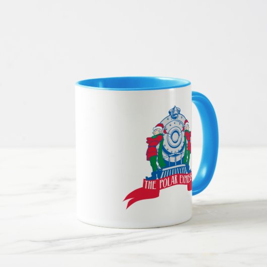 Mug L'Express polaire | Elfes debout En Train (Devant droit)