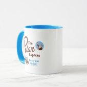 Mug L'Express polaire | "Entendez-Vous La Cloche" Retr (Devant gauche)