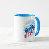 Mug L'Express polaire | Insigne de train (Devant droit)