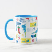 Mug L'Express polaire | Motif d'icône de Noël (Gauche)