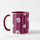 Mug L'Express polaire | Motif du Père Noël rayé (Gauche)