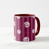 Mug L'Express polaire | Motif du Père Noël rayé (Devant droit)