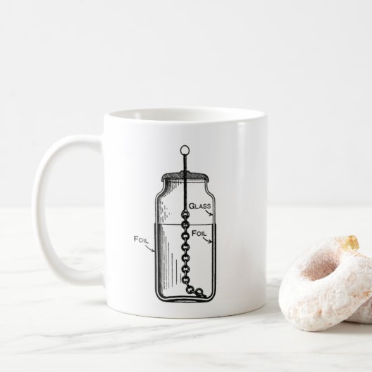 Mug Leyden Jar coupable (Avec donut)