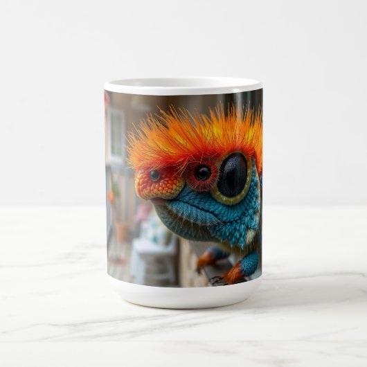 Mug Lézard coloré drôle d'animal (Centre)