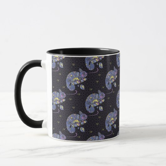 Mug Lézard de Zentangle (Gauche)