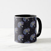Mug Lézard de Zentangle (Devant droit)