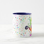 Mug lézard floral coloré (Centre)