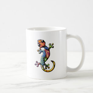 Mug Lézard multicolore de Gecko d'escalade de calicot