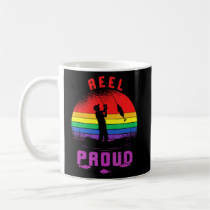 Mug Lgbt Fishing Reel Fier Gay Angler Retro Queer Pri