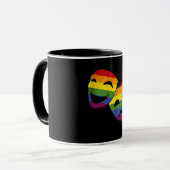 Mug LGBT LGBTQ Queer Actor Actress Rainbow Theatrical (Devant gauche)