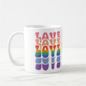 Mug Lgbt Love is Love Colorful (Gauche)
