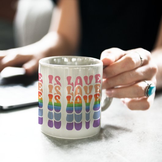 Mug Lgbt Love is Love Colorful