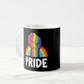 Mug LGBT Mois Gay pride Fierté Rainbow Poing (Devant gauche)