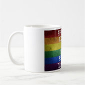 Mug LGBT Pride Moderne Arc-en-ciel (Gauche)
