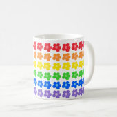 Mug LGBT Rainbow Flowers Gay pride Liberté et égalité (Devant droit)