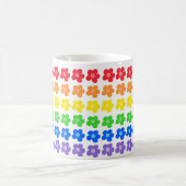 Mug LGBT Rainbow Flowers Gay pride Liberté et égalité (Centre)