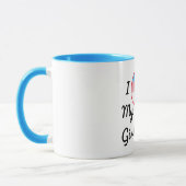 Mug LGBT Trans Pride Photo personnalisée J'aime ma pet (Gauche)