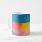 Mug lgbtq coloré arc-en-ciel (Devant gauche)